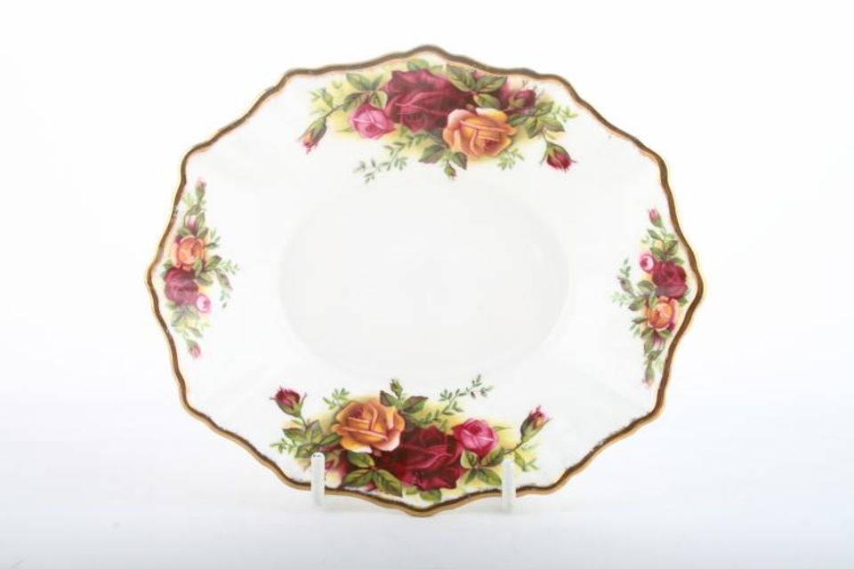 Royal Albert Old Country Roses - Made in England Dish (Giftware) Oval 5 5/8" x 4 5/8"