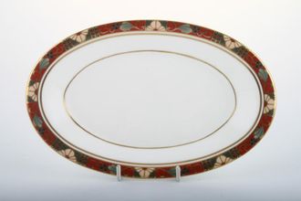 Royal Crown Derby Cloisonne - A1317 Sauce Boat Stand 8 1/2"