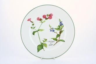 Portmeirion Welsh Wild Flowers Salad/Dessert Plate Pink Campion & Speedwell 8 1/2"