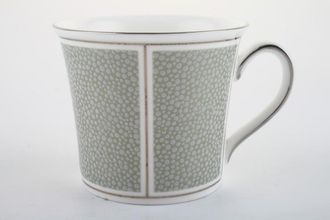 Sell Wedgwood Shagreen Coffee Cup Jade - Platinum Edge 2 1/2" x 2 1/4"