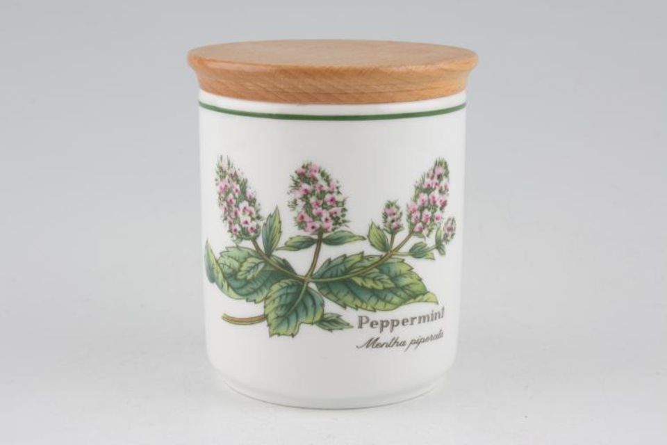 Royal Worcester Worcester Herbs Herb Jar Peppermint 2 3/4" x 3"