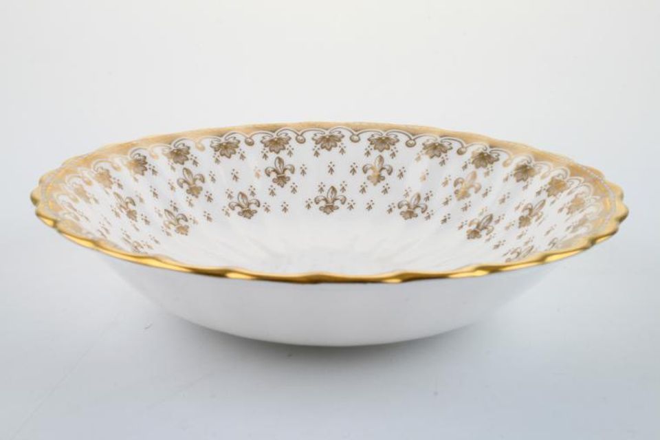 Spode Fleur de Lys - Gold - Y8063 Soup / Cereal Bowl 6 5/8"