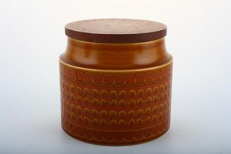 Sell Hornsea Saffron Storage Jar + Lid Size represents height. Plain 4"
