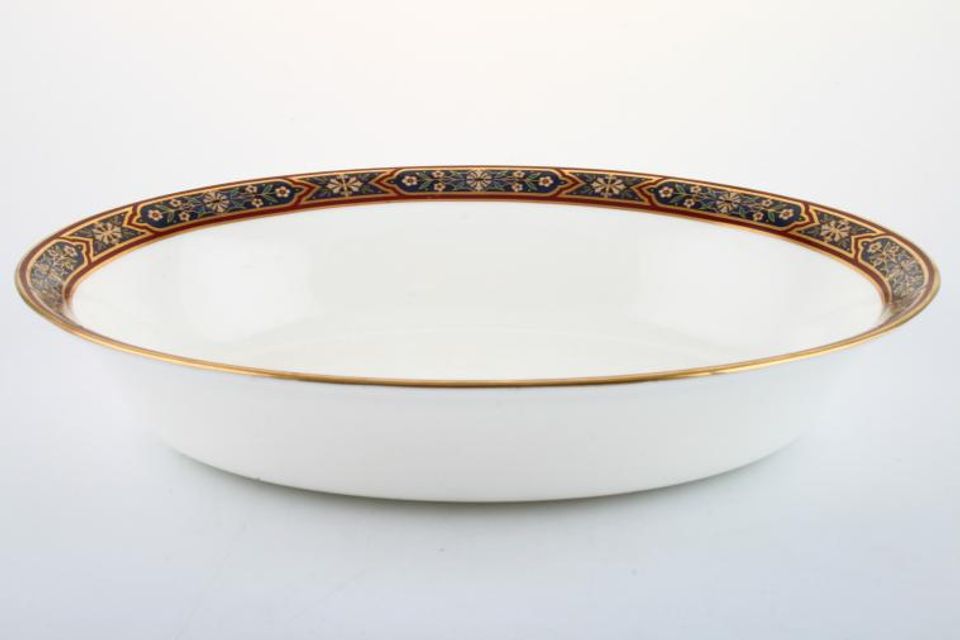 Royal Crown Derby Dauphin - A 1322 Vegetable Dish (Open) Oval 10 1/4"