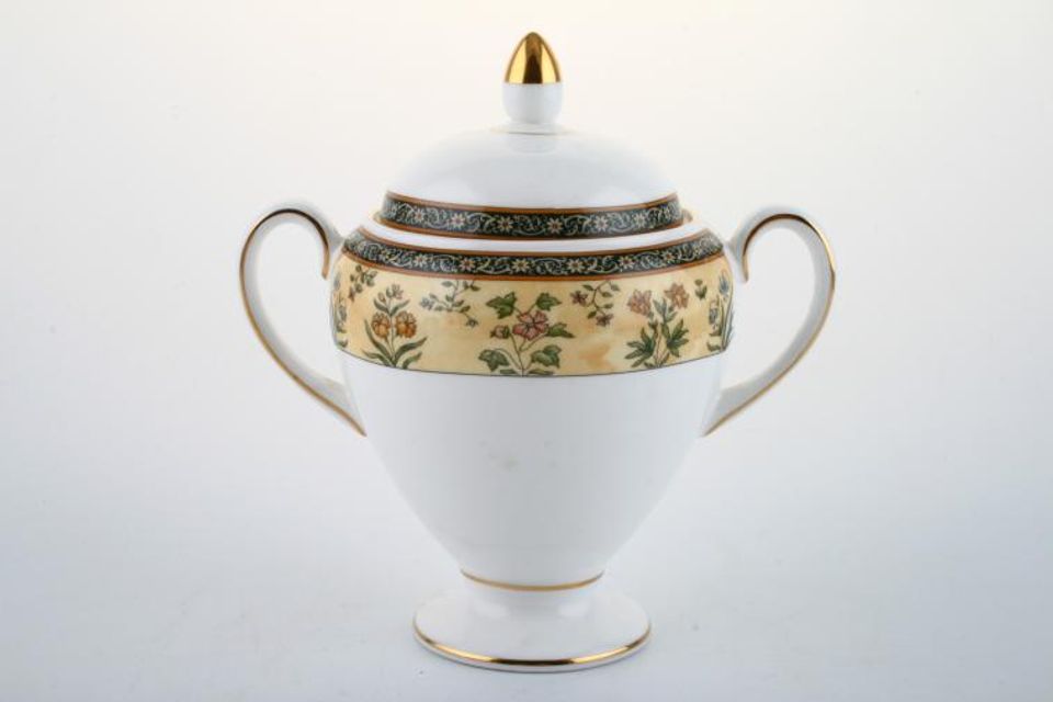 Wedgwood India Sugar Bowl - Lidded (Tea) Tall - footed