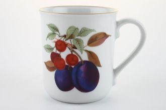 Sell Royal Worcester Evesham - Gold Edge Mug Plums and Cherries 3 1/8" x 3 1/2"