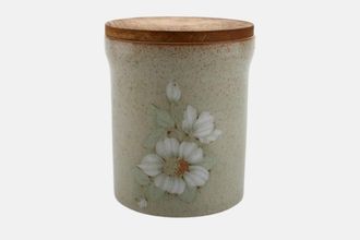 Sell Denby Daybreak Storage Jar + Lid With wooden Lid 5 1/2"