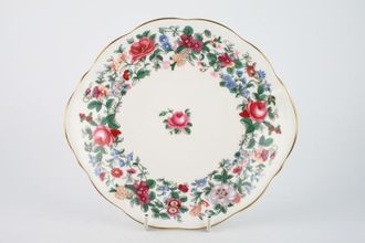 Sell Crown Staffordshire Thousand Flowers Serving Dish Eared | Shallow 8 3/8"