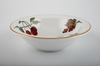 Sell Royal Worcester Evesham - Gold Edge Rimmed Bowl Cherry, Redcurrant, Blackcurrant 6 3/8"