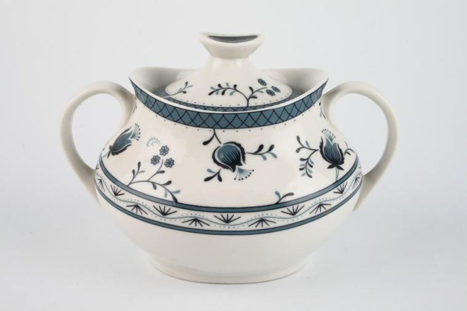 Royal Doulton Cambridge - Blue - T.C.1017 Sugar Bowl - Lidded (Tea)