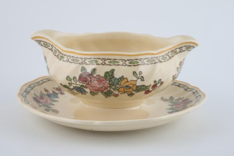 Royal Doulton Cavendish - D5009 Sauce Boat and Stand Fixed