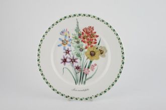 Portmeirion Ladies Flower Garden Salad/Dessert Plate Ixia Mondalpha - Backstamps Vary 8 1/2"