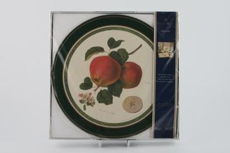 Sell Queens Hookers Fruit Placemat Round - Box of 6-Cork Backed 10"