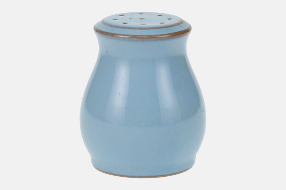 Denby Colonial Blue Pepper Pot Rimmed and Domed Top 3"