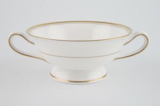 Royal Worcester Viceroy - Gold Soup Cup Footed, 2 handles - Round handles