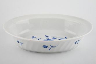 Sell Royal Worcester Blue Bow Pie Dish Oval 10"