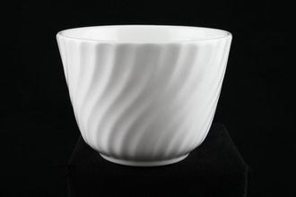 Sell Royal Doulton Cascade - H5073 - White Fluted Sugar Bowl - Open (Tea) 4"