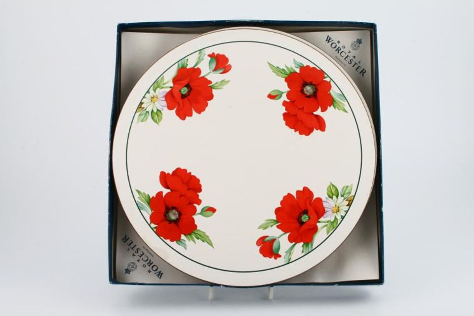 Royal Worcester Poppies Placemat Round, Box of 6 10"