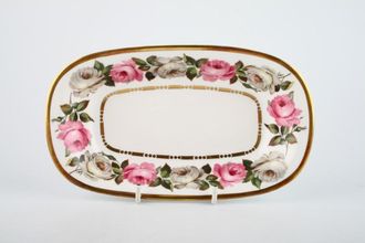 Sell Royal Worcester Royal Garden - Dot and Dash Inner Gold Line Serving Dish Pickle Dish 8"