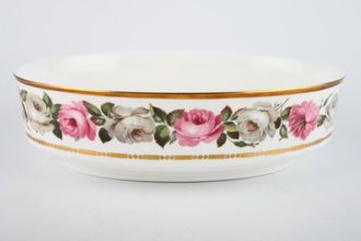 Sell Royal Worcester Royal Garden - Dot and Dash Inner Gold Line Vegetable Dish (Open) Oval 9"