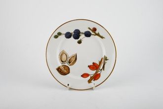 Royal Worcester Wild Harvest - Gold Rim Tea / Side Plate Blackberries and Rosehip 6 1/2"