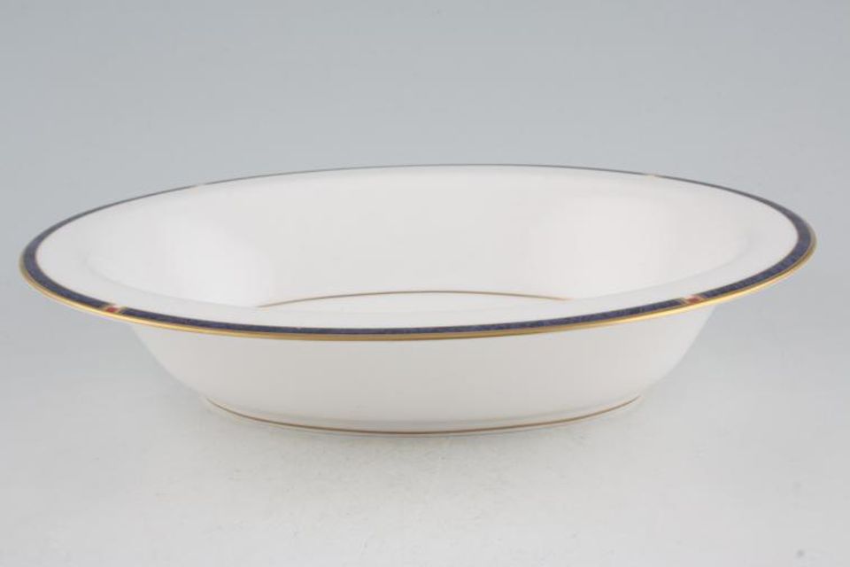 Royal Worcester Carina - Blue Vegetable Dish (Open) oval 10 1/2"