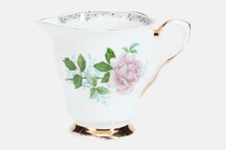 Royal Stafford Roses To Remember - Pink + Grey Milk Jug 1/2pt
