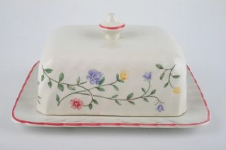 Sell Johnson Brothers Summer Chintz Butter Dish + Lid 6 3/4" x 5 1/2"
