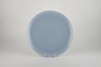 Poole Twintone Peach Bloom and Mist Blue Salad/Dessert Plate 8 1/8"