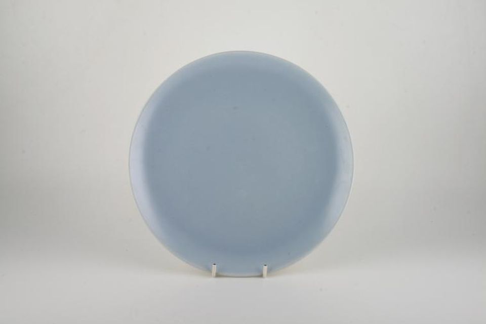 Poole Twintone Peach Bloom and Mist Blue Salad/Dessert Plate 8 1/8"