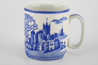 Spode Blue Room Collection Mug Gothic Castle 3" x 3 3/8"