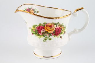 Sell Elizabethan English Garden Milk Jug Gold band above the edge of foot 1/2pt