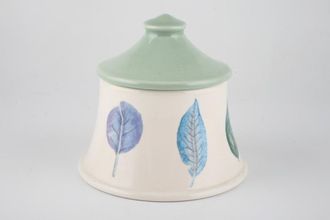 Sell Portmeirion Seasons Collection - Leaves Sugar Bowl - Lidded (Tea) White, Green lid