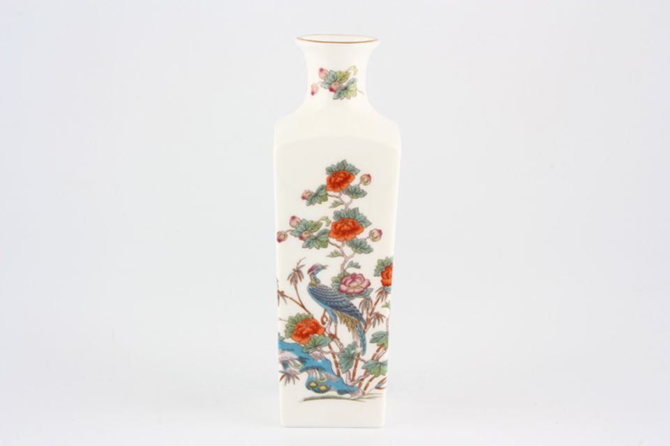 Wedgwood Kutani Crane - Gold Edge Vase 5 1/2"