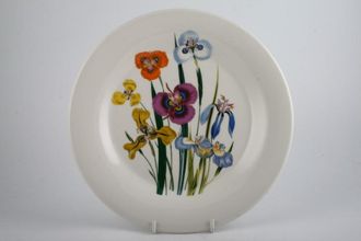 Sell Portmeirion Ladies Flower Garden Dinner Plate Iris Pavonia, no pattern on rim - No name - Backstamps Vary 10 3/4"