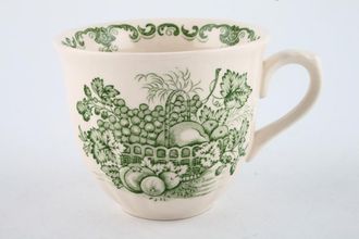 Sell Masons Fruit Basket - Green Teacup Ribbed at the bottom 3 1/2" x 2 7/8"