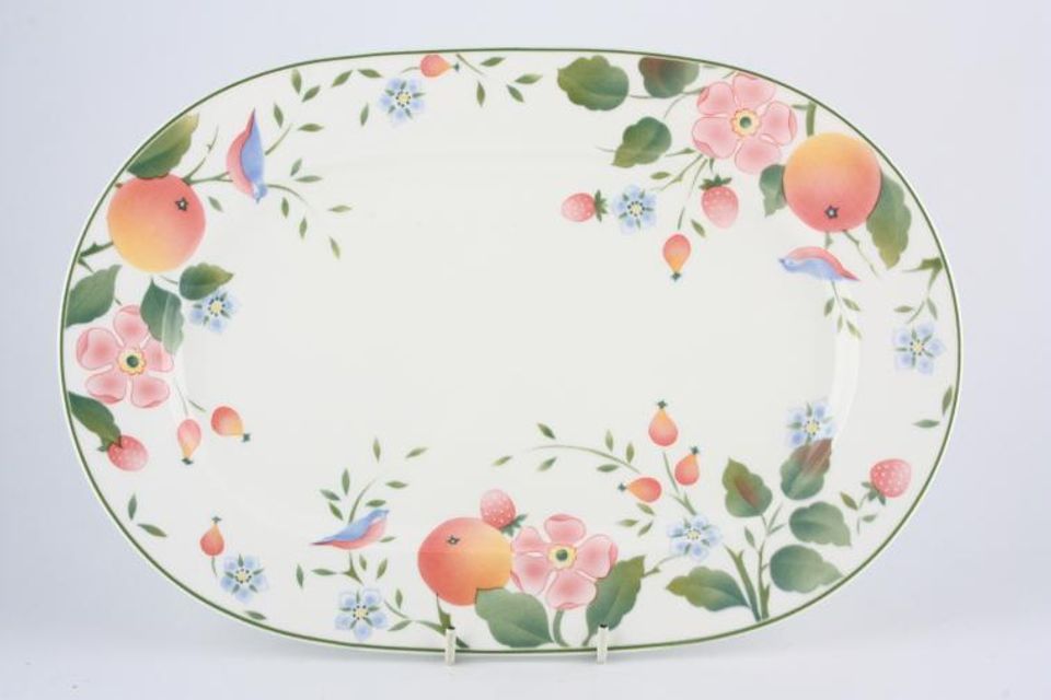 Villeroy & Boch Orangerie Oval Platter 13 1/2"