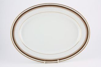 Noritake Doral - Black Oval Platter 11 1/2"