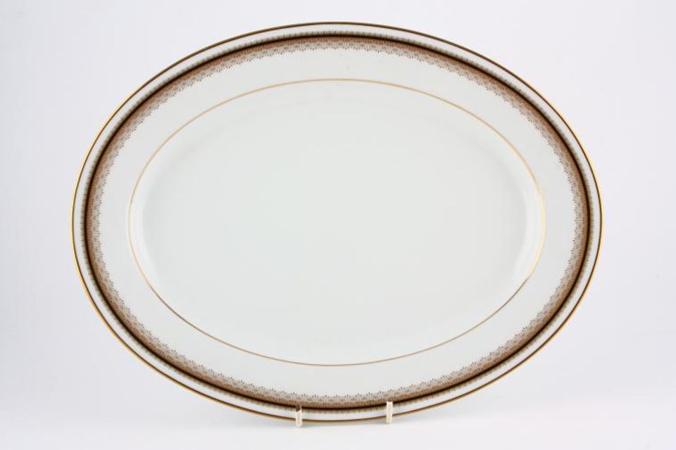 Noritake Doral - Black Oval Platter 11 1/2"