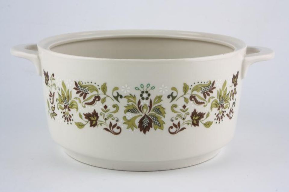 Royal Doulton Vanity Fair - T.C.1043 Casserole Dish Base Only 2 handles, Oven to tableware 2pt