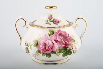 Royal Albert American Beauty Sugar Bowl - Lidded (Tea) 2 handles