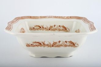 Sell Furnivals Quail - Brown Vegetable Tureen Base Only Square