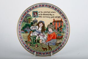 Royal Worcester Days Of The Week - Modern Wall Plate