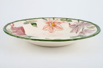 Masons Clematis Rimmed Bowl 8 7/8"