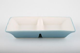 Sell Marks & Spencer Sennen - Duck Egg Blue 2 Section dish Also could use as pinch pot 5 1/4" x 2 3/4"