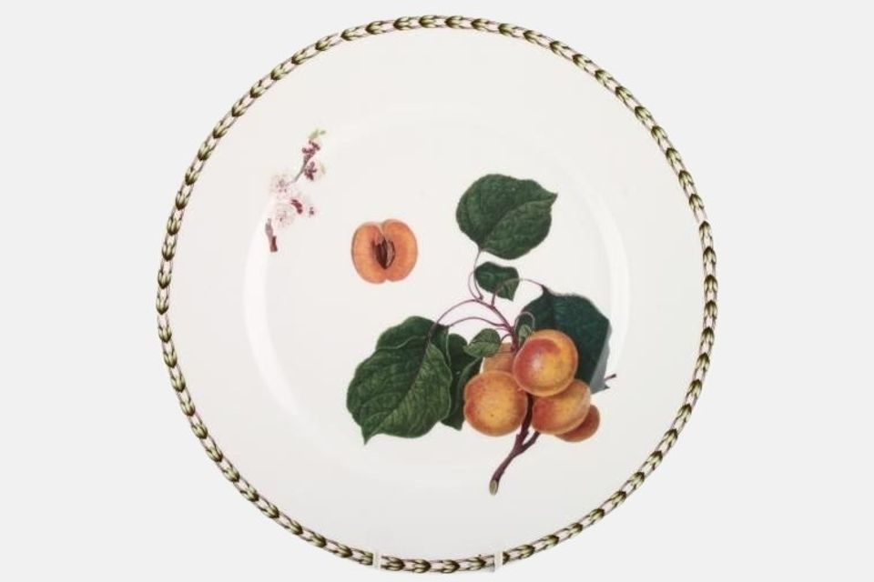 Queens Hookers Fruit Dinner Plate Apricot - sizes may vary slightly 11"