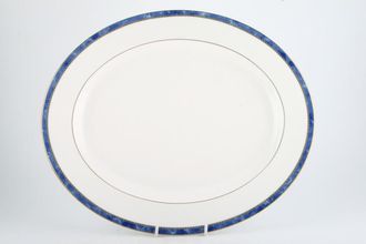 Royal Worcester Medici - Blue Oval Platter 15 3/4"