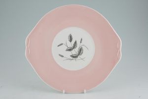 Queen Anne Harvest Pink Cake Plate