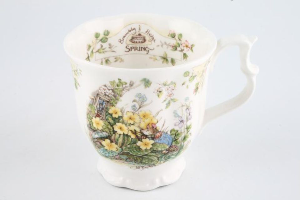 Royal Doulton Brambly Hedge - Seasons Mug Spring, plain foot and handle 3 1/2" x 3 1/2"