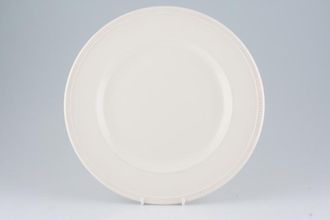Wedgwood Windsor - Cream Dinner Plate Beaded pattern around plain rim 10 3/4"